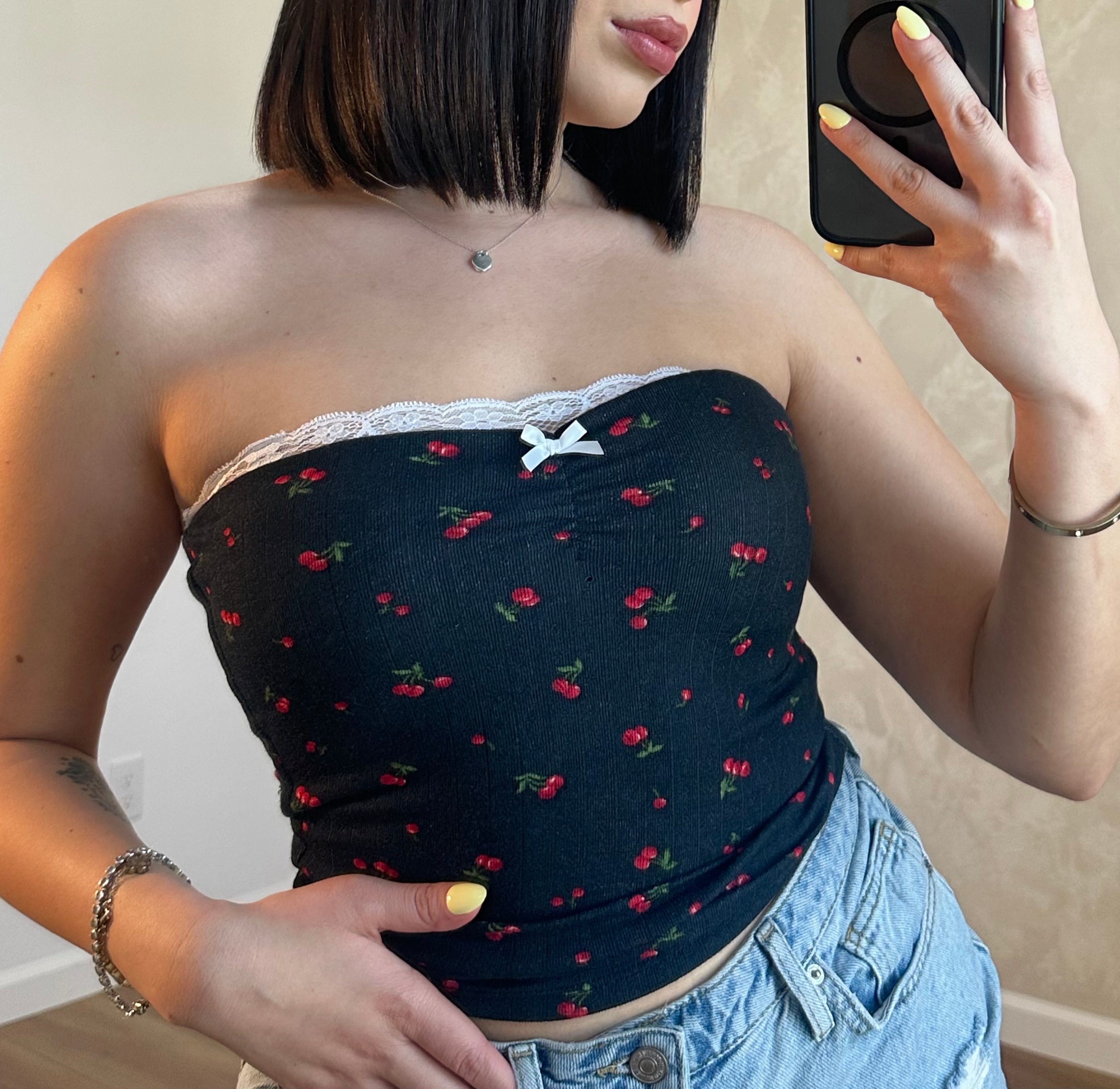 Cherry Tube Top